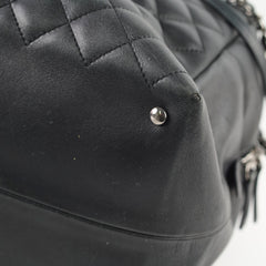 Chanel Matelasse Bowling Bag Black
