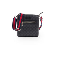 Gucci GG Supreme Messenger Bag Black