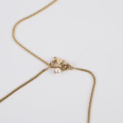 Chanel Strass Heart Necklace 2023