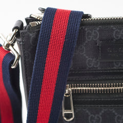 Gucci GG Supreme Messenger Bag Black