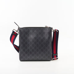 Gucci GG Supreme Messenger Bag Black