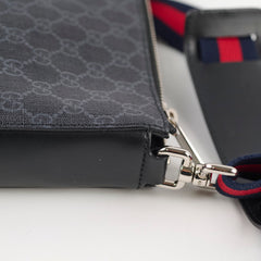 Gucci GG Supreme Messenger Bag Black