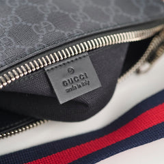 Gucci GG Supreme Messenger Bag Black