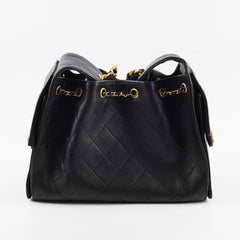 Chanel Small 25 Black Caviar GHW Microchip