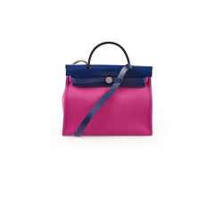 Hermes Herbag 31 Fushia C Stamp
