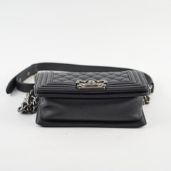 Chanel Small Boy Black Microchipped