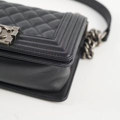 Chanel Small Boy Black Microchipped