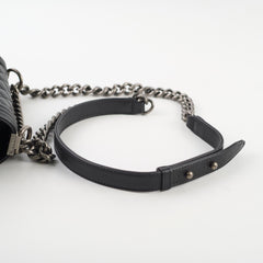 Chanel Small Boy Black Microchipped