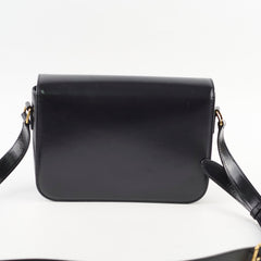 Celine Classique Medium Triomphe Bag Black