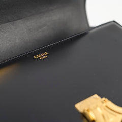 Celine Classique Medium Triomphe Bag Black