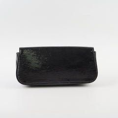 Louis Vuitton Electric Epi Leather Sobe Clutch Bag Black