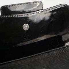 Louis Vuitton Electric Epi Leather Sobe Clutch Bag Black