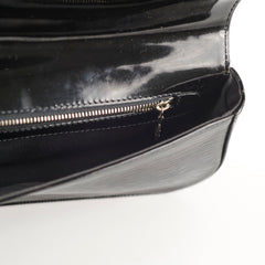Louis Vuitton Electric Epi Leather Sobe Clutch Bag Black