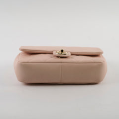 Chanel Seasonal Flap Pink Microchipped