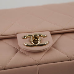 Chanel Seasonal Flap Pink Microchipped