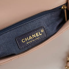 Chanel Seasonal Flap Pink Microchipped