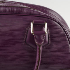 Louis Vuitton Bowling Epi Purple Bag