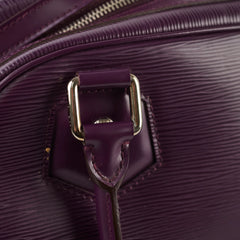 Louis Vuitton Bowling Epi Purple Bag