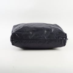 Chanel Small 22 Bag Navy Caviar Light Gold Hardware