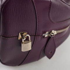 Louis Vuitton Bowling Epi Purple Bag
