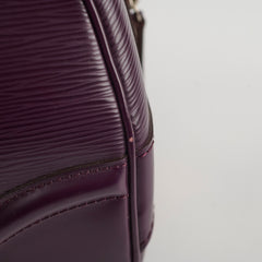 Louis Vuitton Bowling Epi Purple Bag