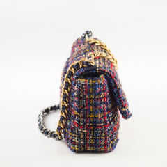 Chanel 19 Tweed Small Multicolor Microchip