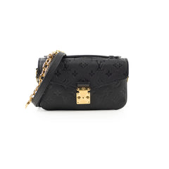 Louis Vuitton Pochette Metis East West Black Empreinte