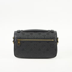 Louis Vuitton Pochette Metis East West Black Empreinte