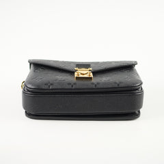 Louis Vuitton Pochette Metis East West Black Empreinte