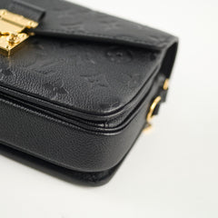 Louis Vuitton Pochette Metis East West Black Empreinte