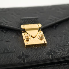 Louis Vuitton Pochette Metis East West Black Empreinte