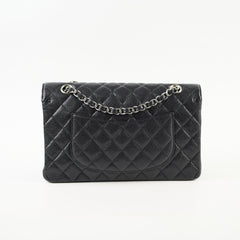 Chanel Caviar Medium M/L Classic SHW Black Series 19