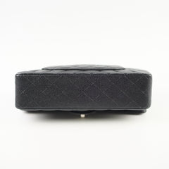 Chanel Caviar Medium M/L Classic SHW Black Series 19