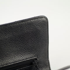 Chanel Caviar Medium M/L Classic SHW Black Series 19