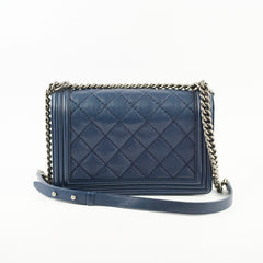 Chanel Boy New Medium Navy 18 Series