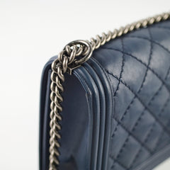 Chanel Boy New Medium Navy 18 Series