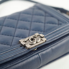 Chanel Boy New Medium Navy 18 Series