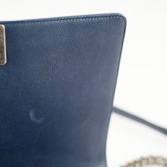 Chanel Boy New Medium Navy 18 Series