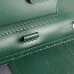 Gucci Guccissima Leather Travel Wallet Green