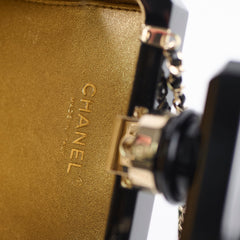 Chanel 17A Limited Edition Plexiglass Perfume Bottle Clutch Bag