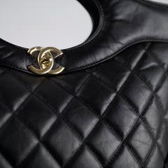 Chanel 31 Calfskin Large LGHW Black Microchip