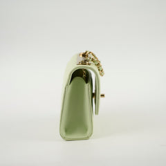 Chanel Trendy CC Micro Crossbody Bag Pastel Green Lambskin