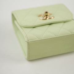 Chanel Trendy CC Micro Crossbody Bag Pastel Green Lambskin