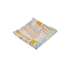 Hermes La Ligne Coup De Fouet 90cm Silk Scarf Rose Dragee/Vert/Jaune Souf