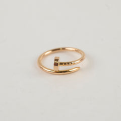 Cartier Juste Un Clou Ring Small Model Pink Gold Size 53