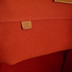 Hermes Steeple Bag Orange Canvas P in Sqaure Stamp