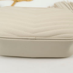 Saint Laurent Mini Lou Camera Bag Cream