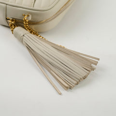 Saint Laurent Mini Lou Camera Bag Cream