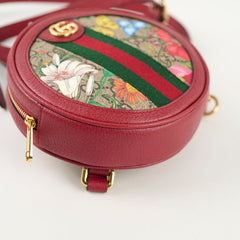 Gucci Ohipdia Floral GG Supreme Backpack Red
