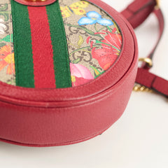 Gucci Ohipdia Floral GG Supreme Backpack Red